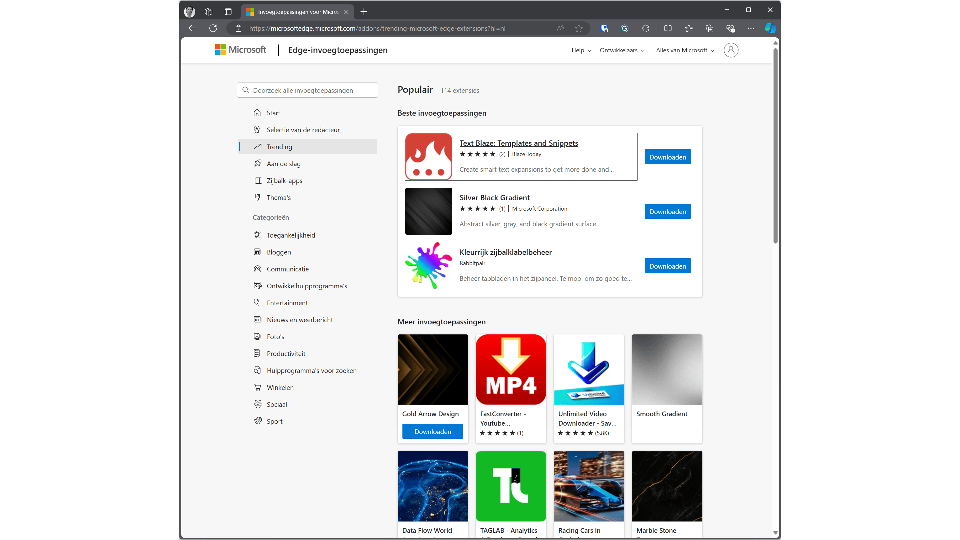 Je vindt de extensies via de uitgever of via de eigen ‘winkel’ van je browser.