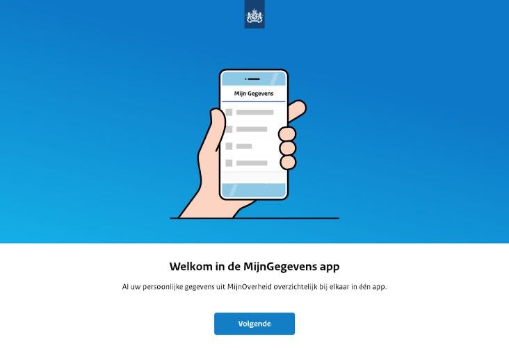 Welkom in de MijnGegevens app