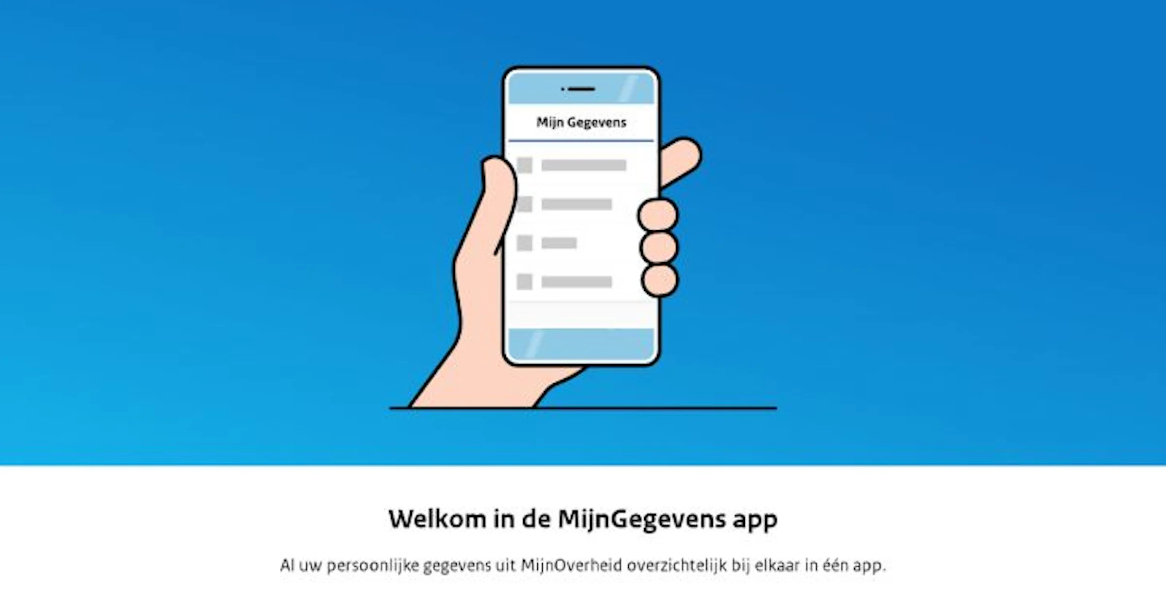 Zo werkt de app MijnGegevens