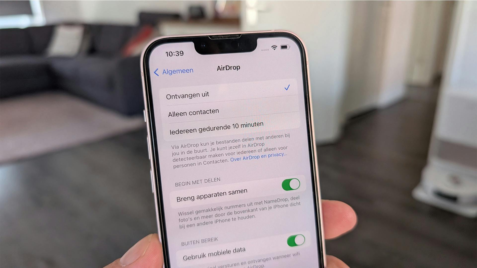 Zo deel je bestanden en foto's met je iPhone via AirDrop