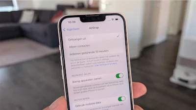 Zo deel je bestanden en foto's met je iPhone via AirDrop