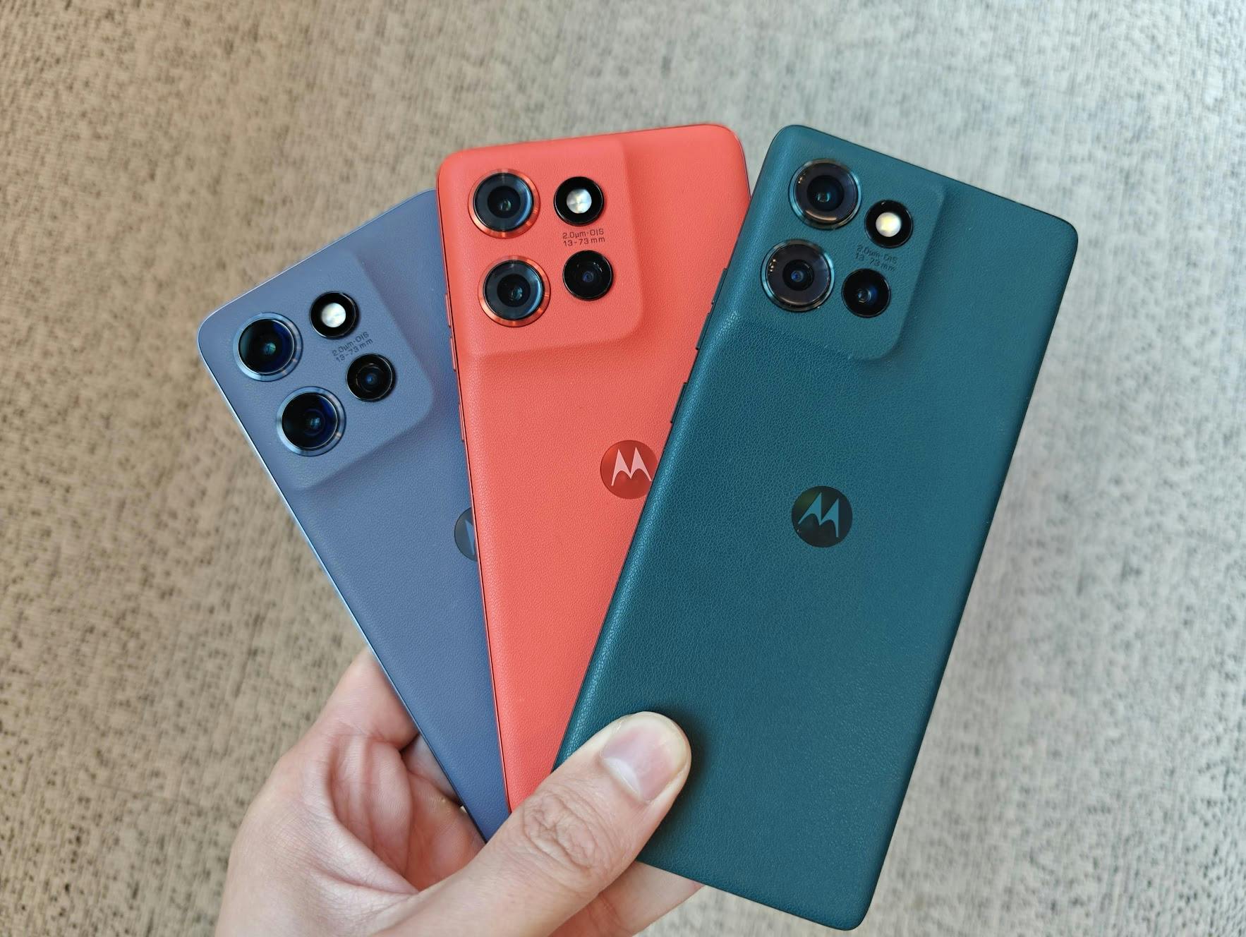Motorola biedt de Edge 50 Neo in drie verschillende kleuren aan.