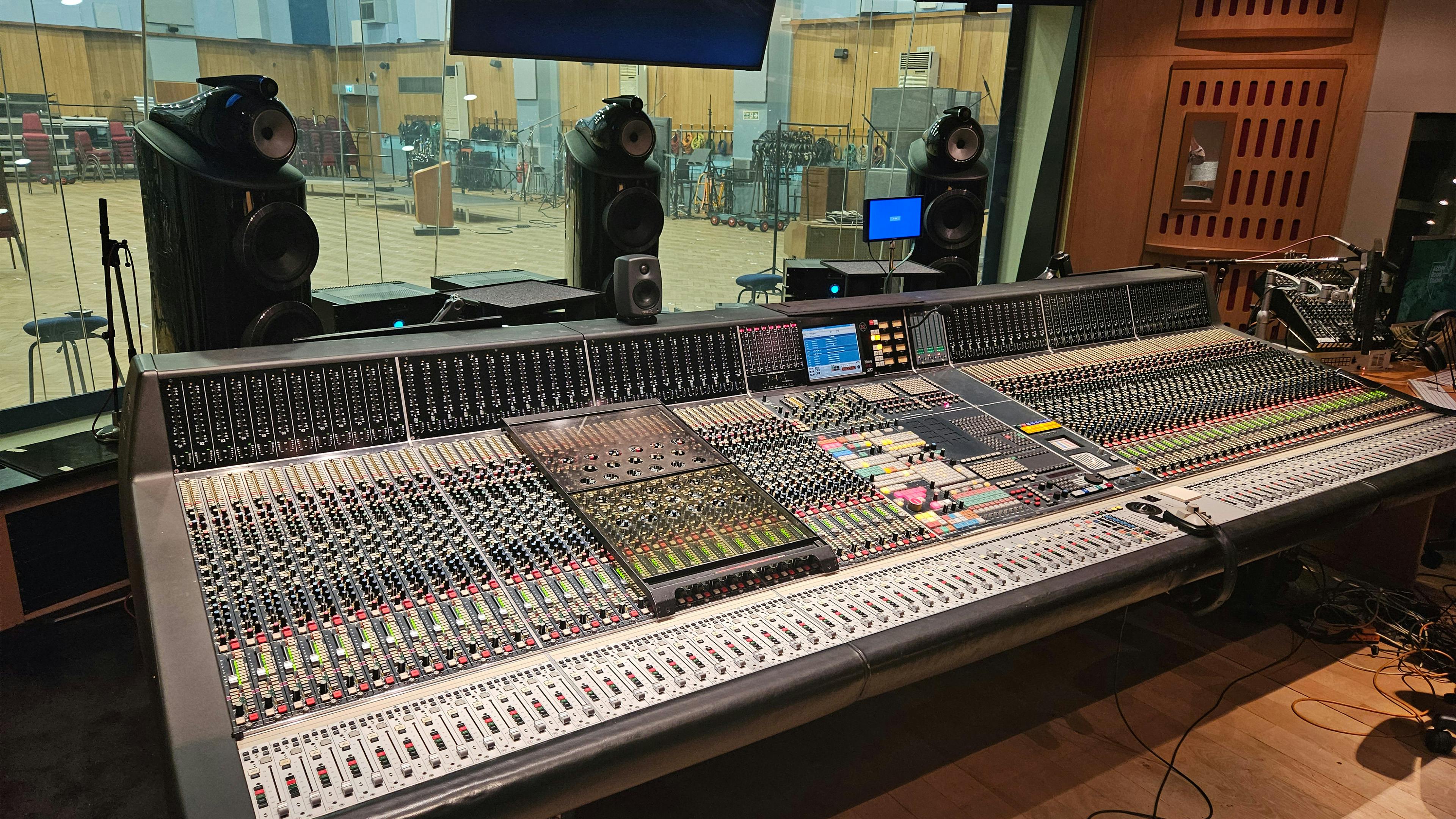 De mengtafels van Abbey Road Studio 1.