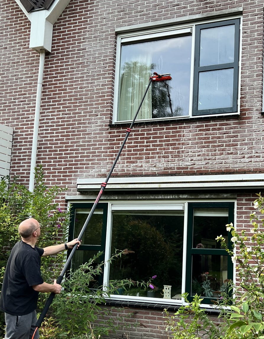 Hoe hoger hoe zwaarder het toch wordt ook met een telescoopsteel