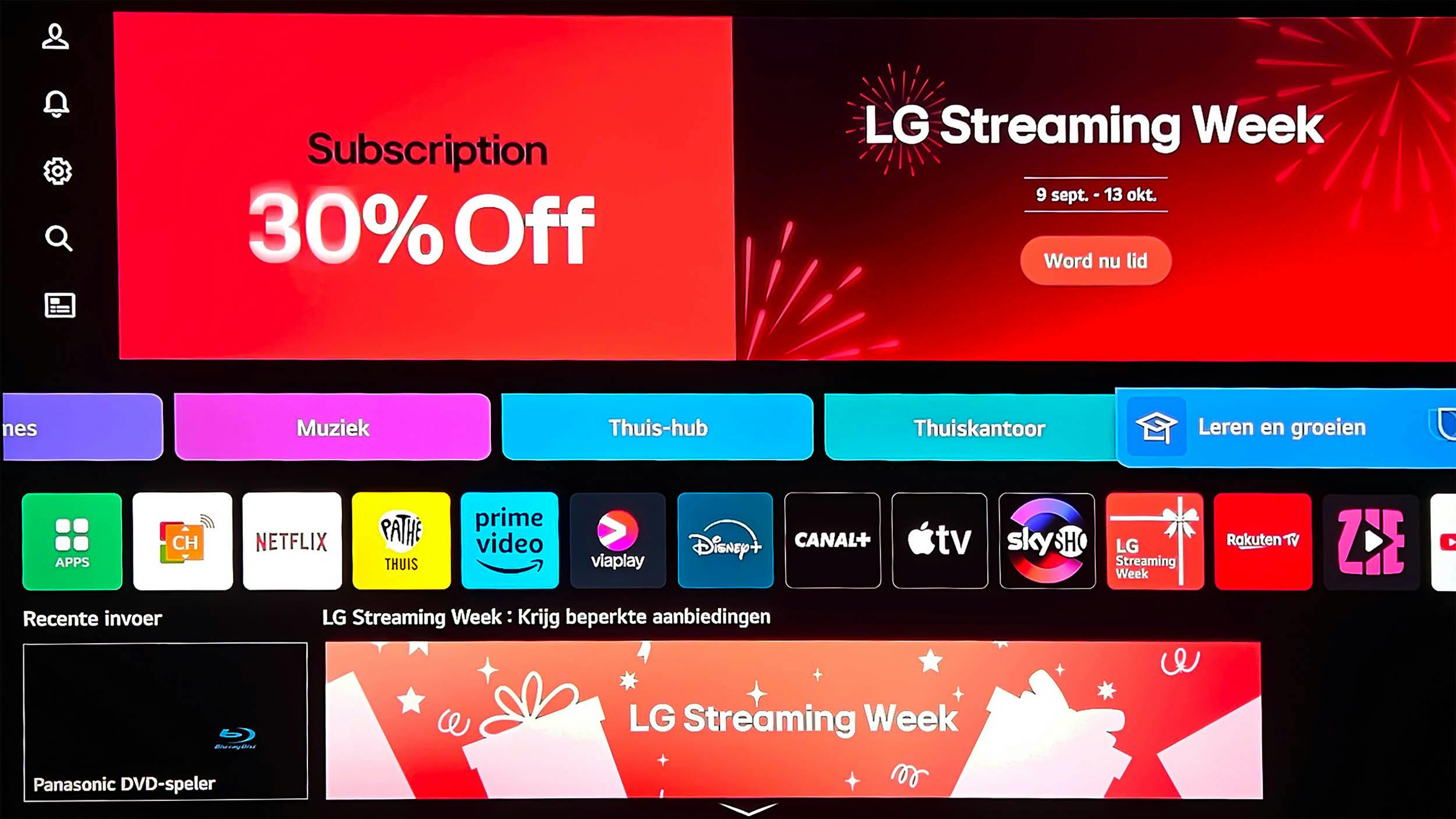 LG reclame uitzetten