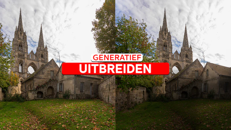 Generatief uitbreiden in Photoshop