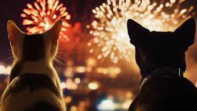 Bang voor vuurwerk? Zo blijft je huisdier kalm tijdens de feestdagen