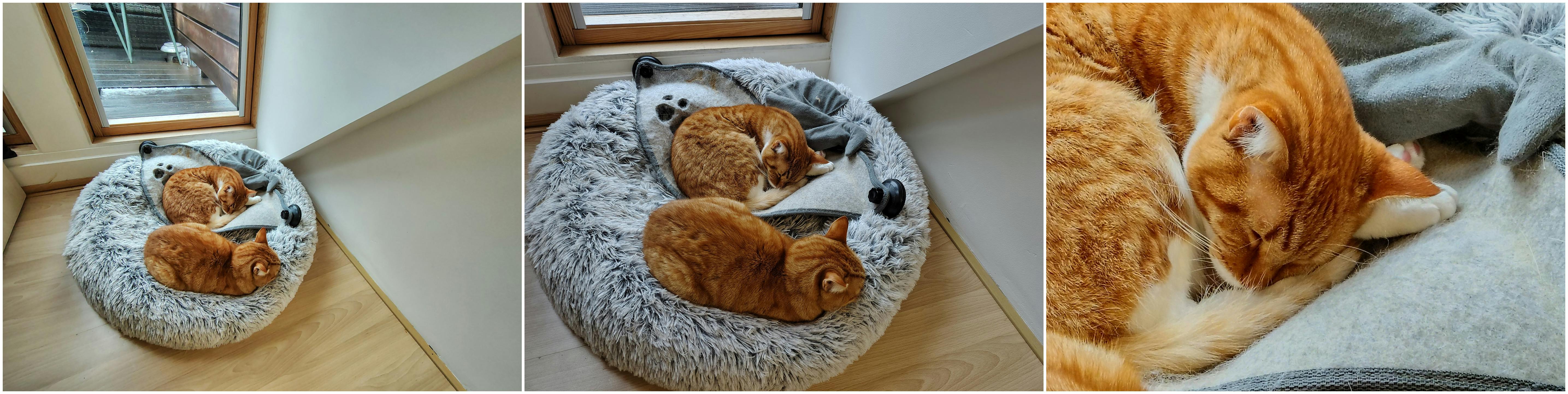 Van links naar rechts: groothoek, normaal, 4 keer 'zoom'.