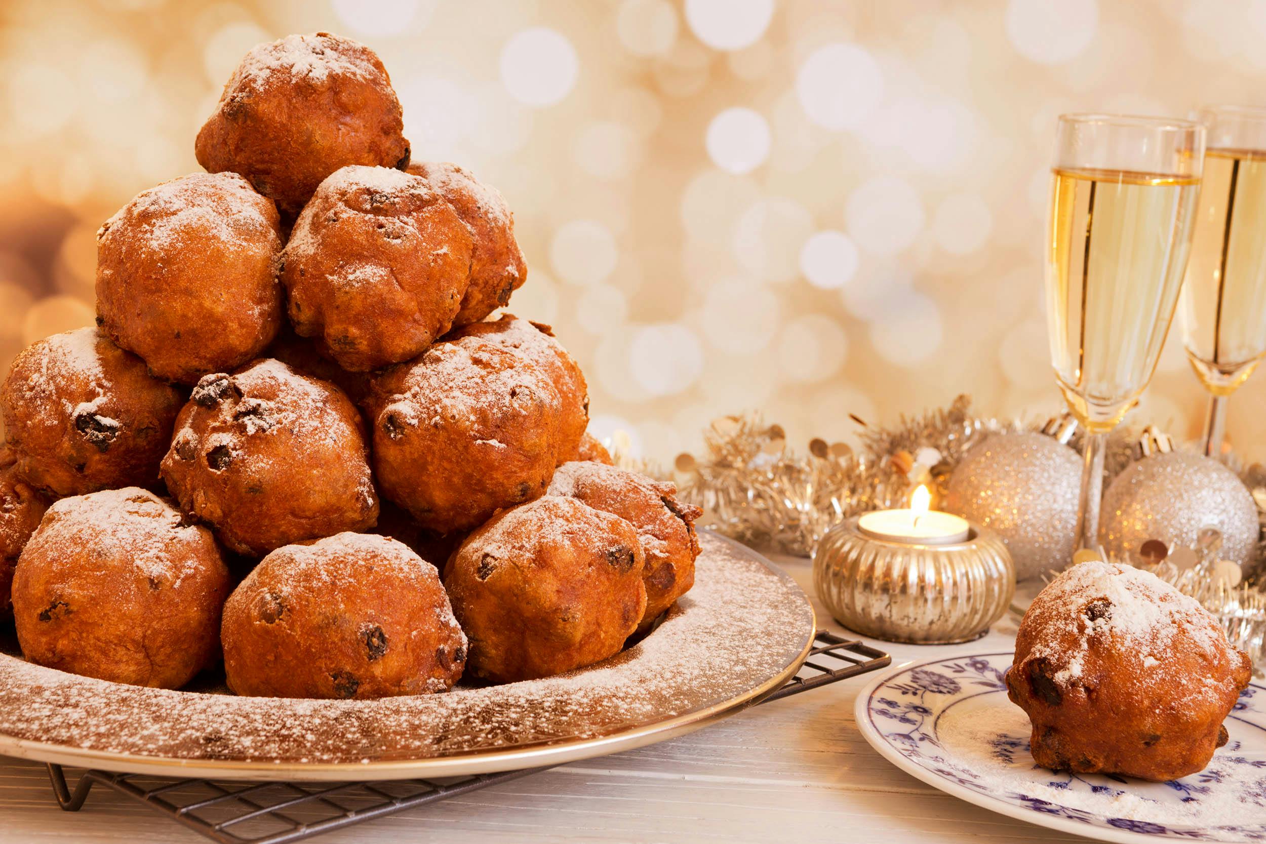 Oliebollen en champagne