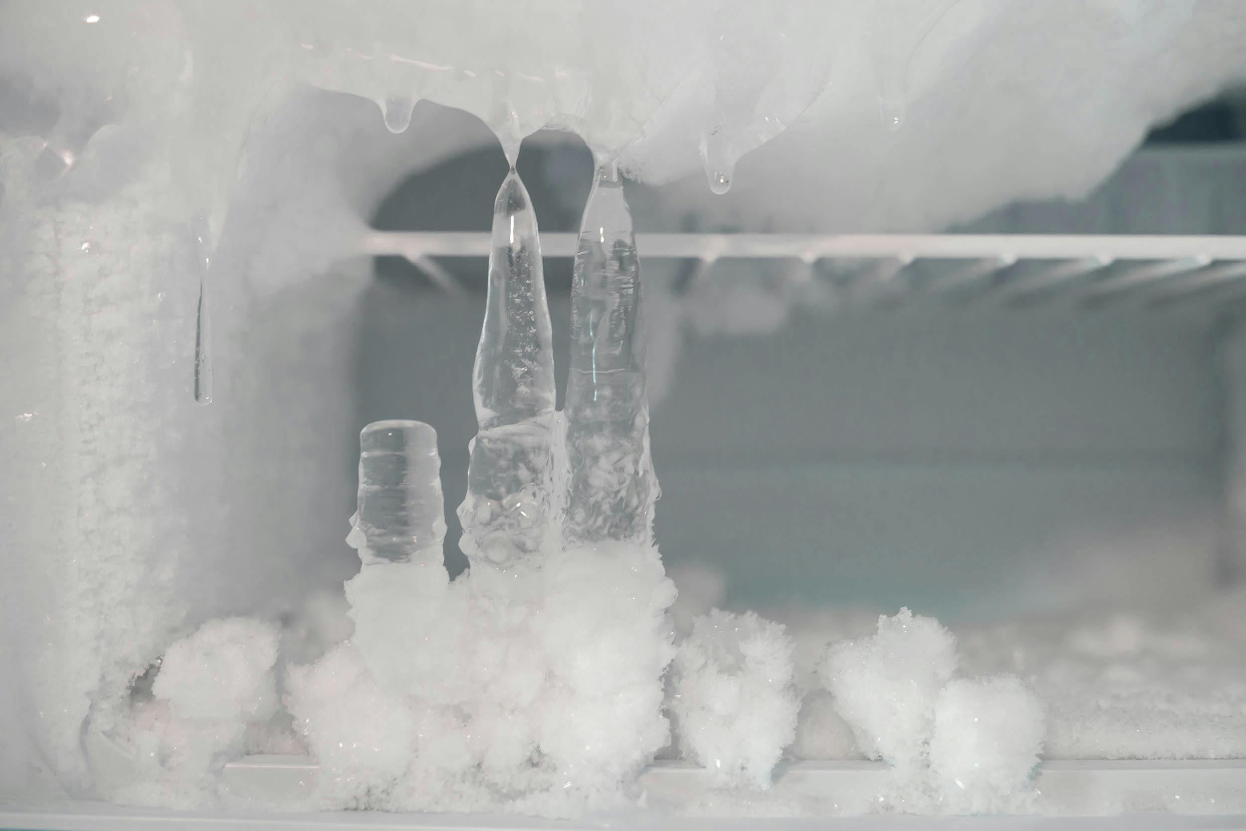 IJsvorming in vriezer