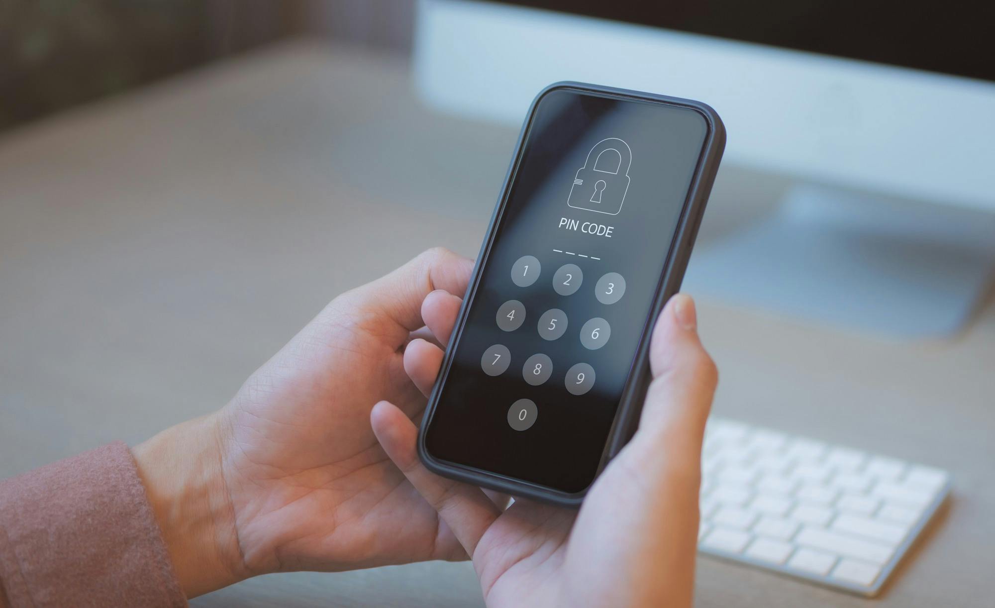 Inloggen op de smartphone met een pincode