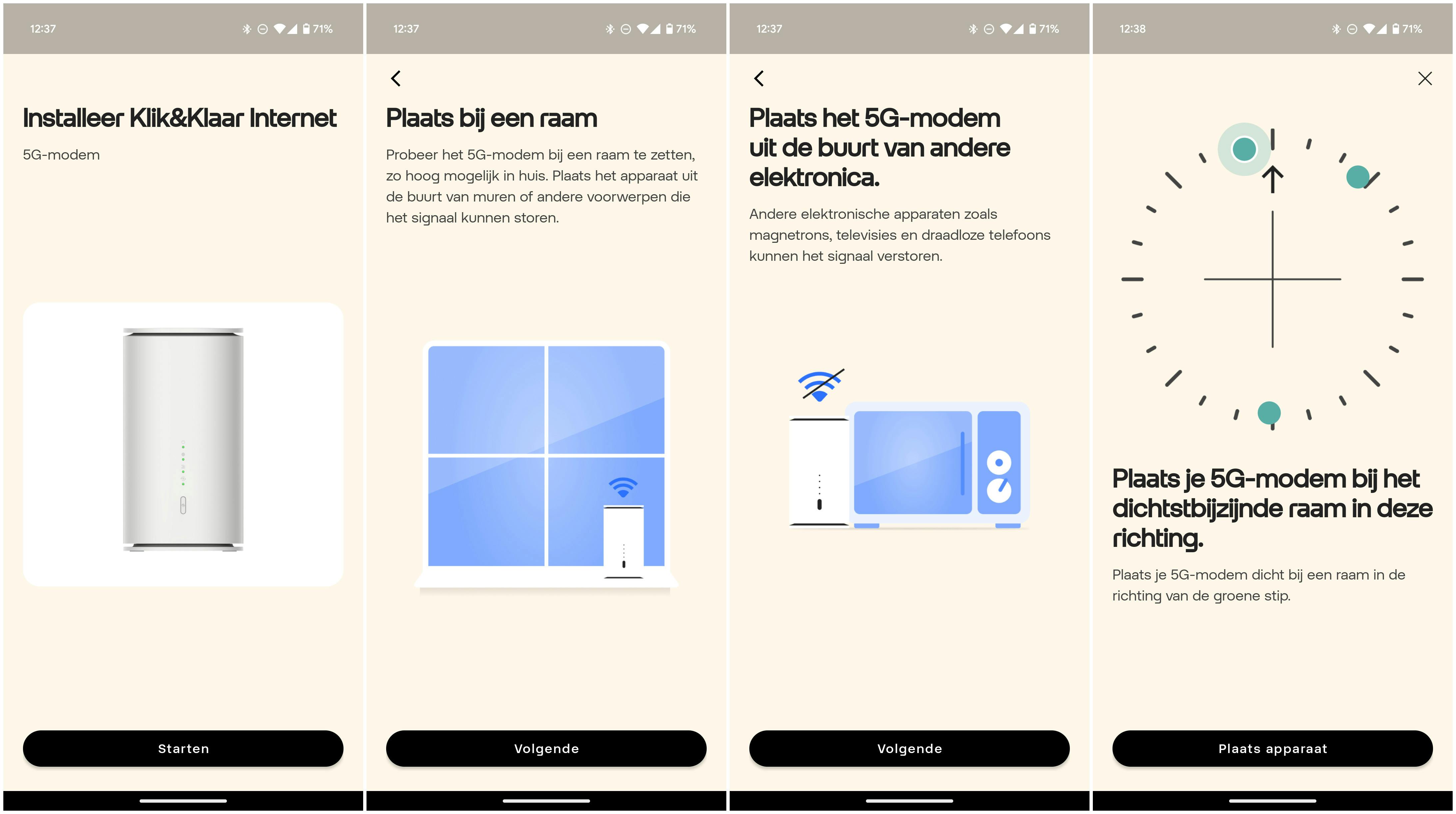 De installatie van Klik & klaar is eenvoudig