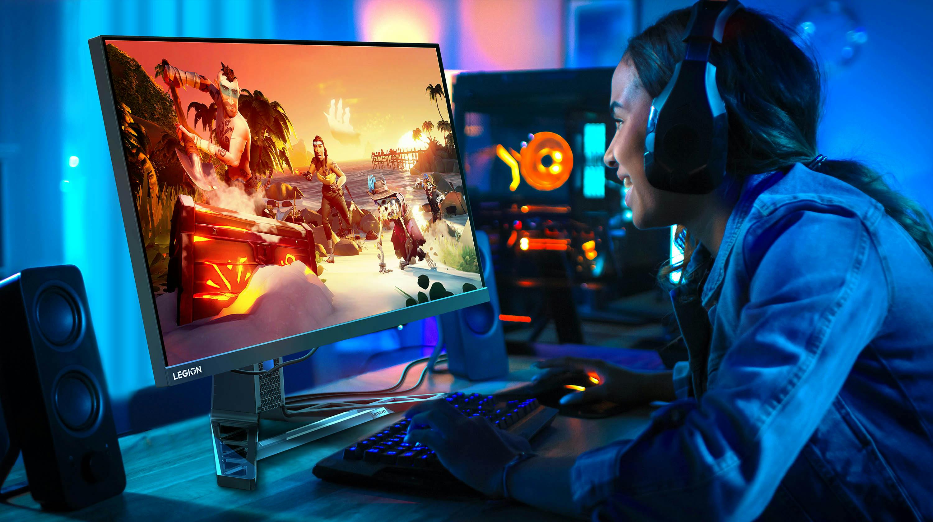 Lenovo Legion R27qe gaming monitor - Razendsnel beeldscherm