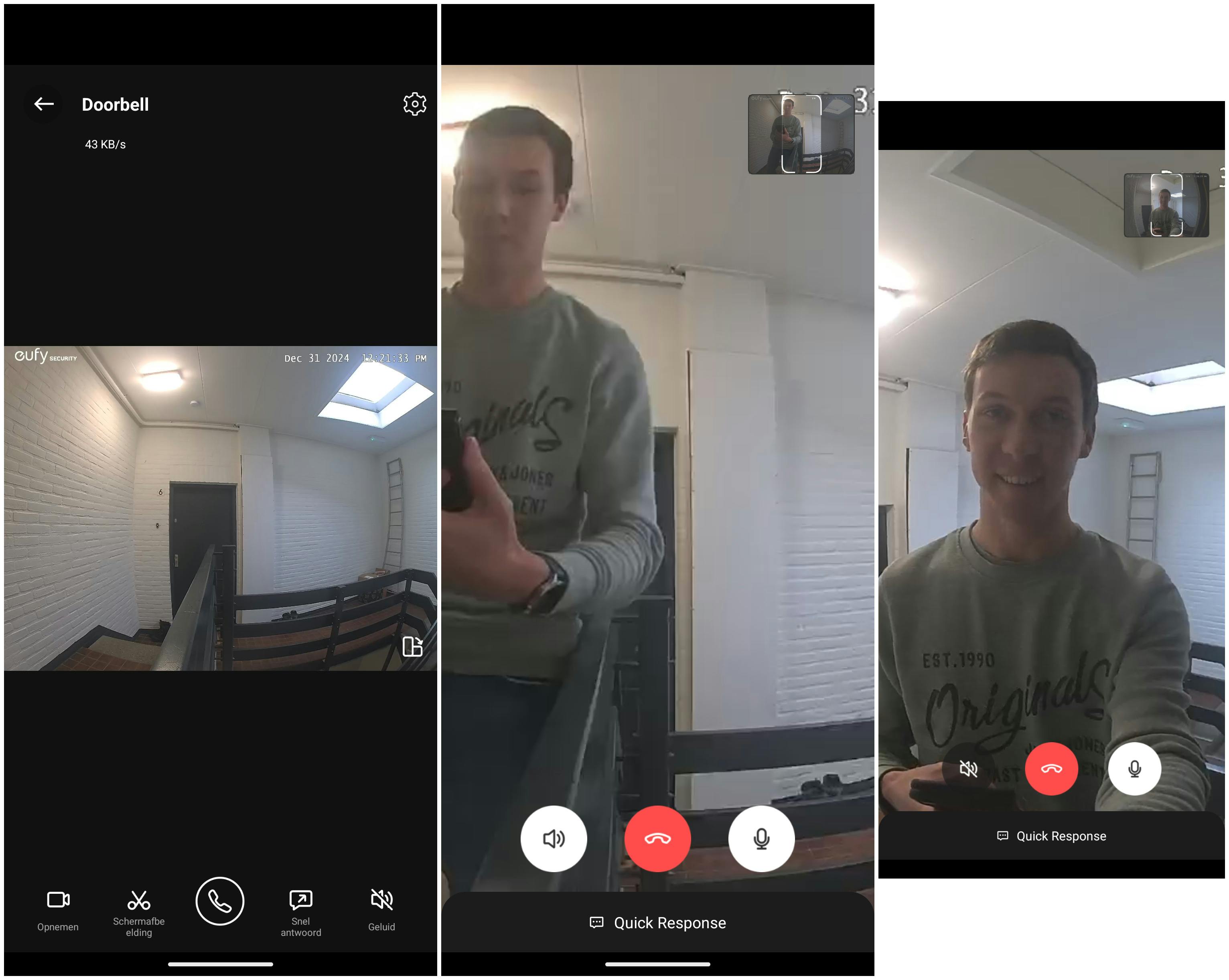 Bij voldoende licht zijn de beeldopnamen prima, maar niet bijster scherp