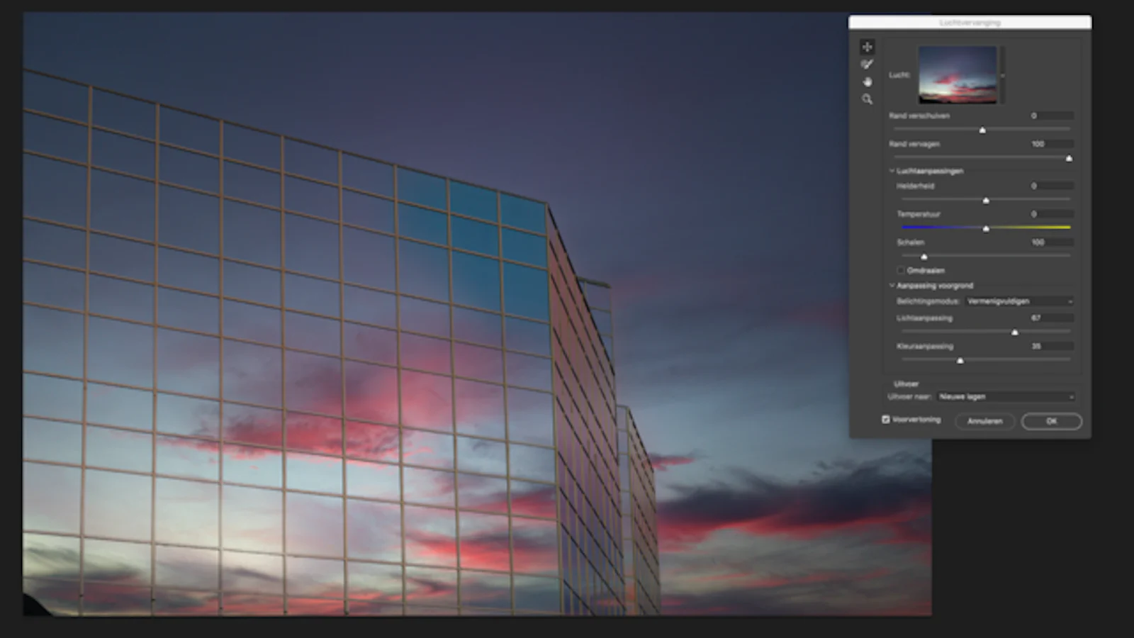 Photoshop - Zo vervang je een grauwe lucht
