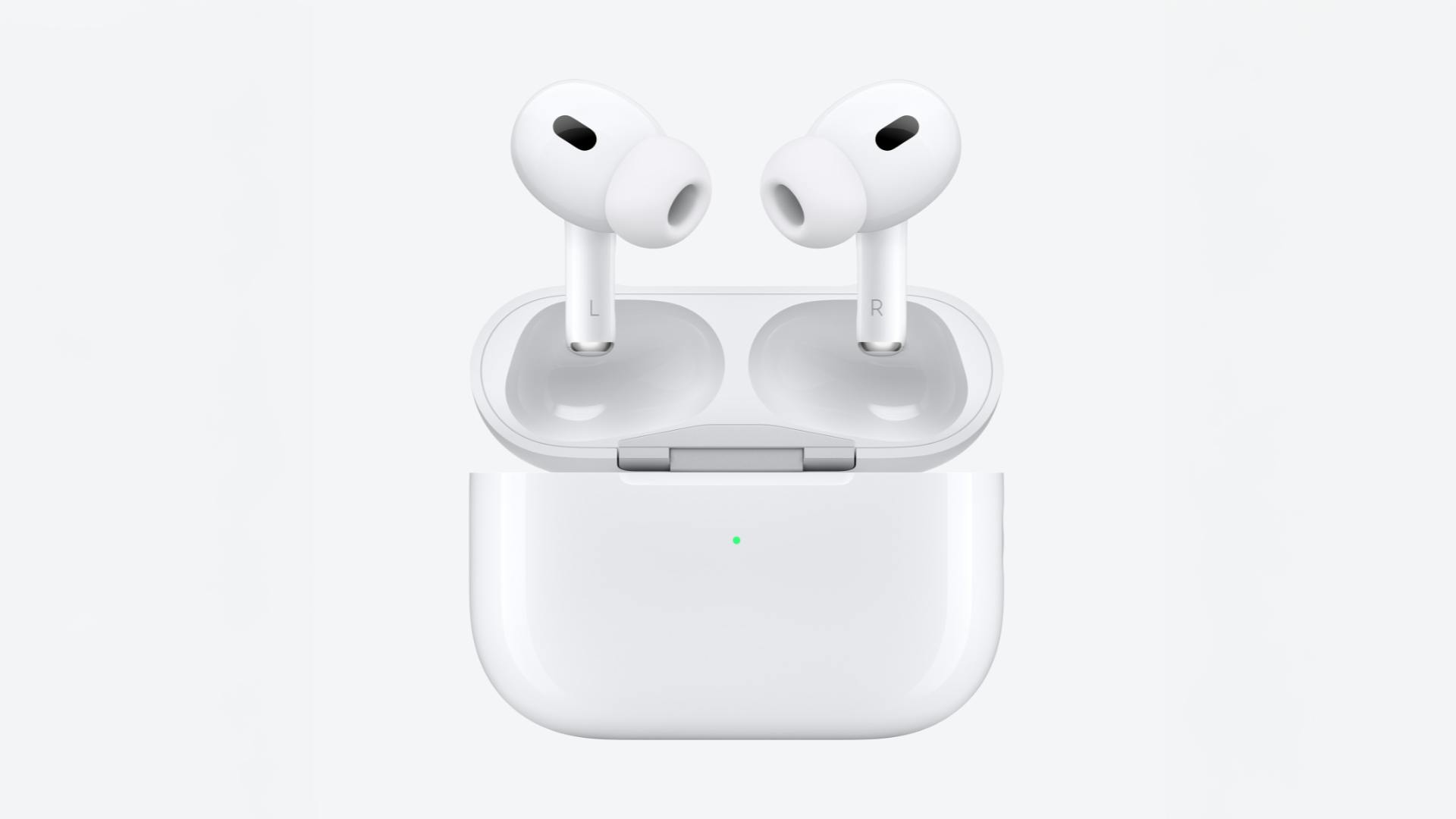 De Apple AirPods Pro, case en oortjes.