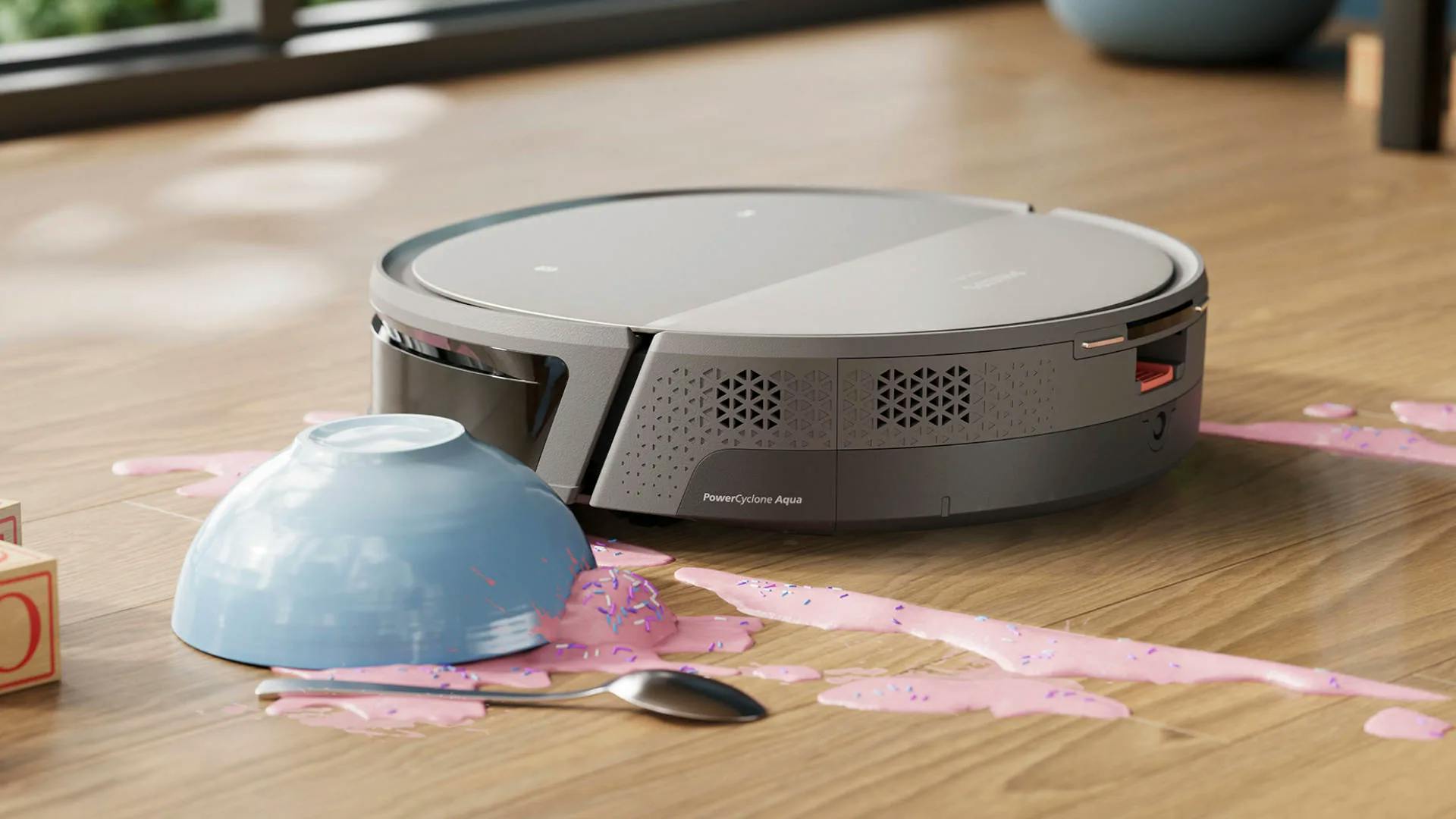 Consumenten testen: de Philips HomeRun 9000-serie stofzuiger-dweilrobot