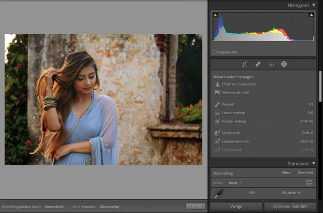 Lightroom - Zo werken bereikmaskers