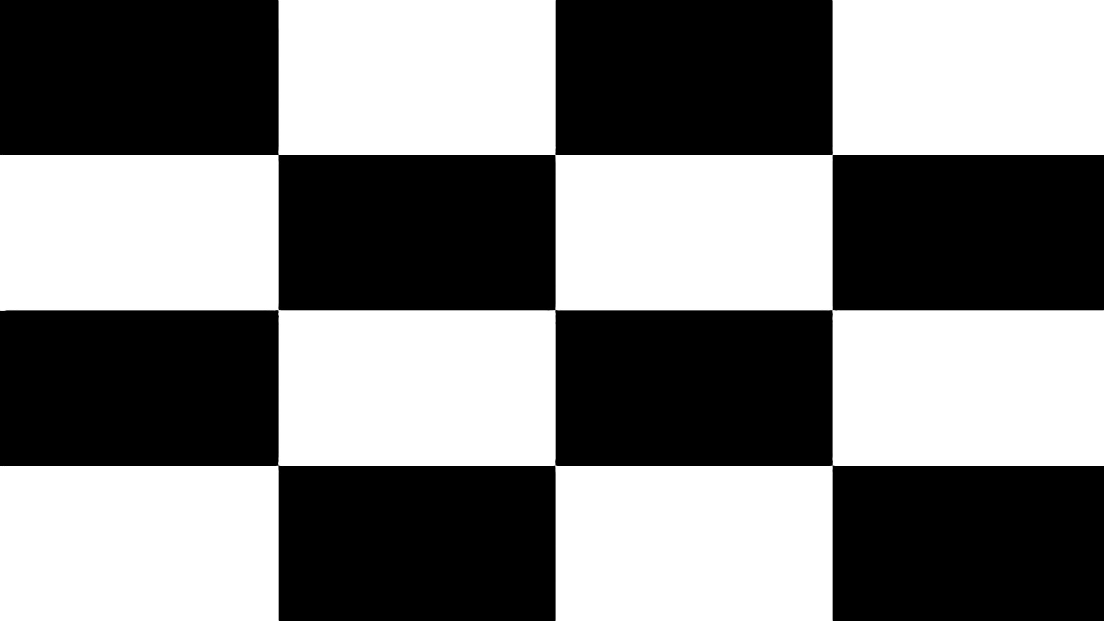 Het contrast meten we door middel van een schaakbord van 4 bij 4 velden.