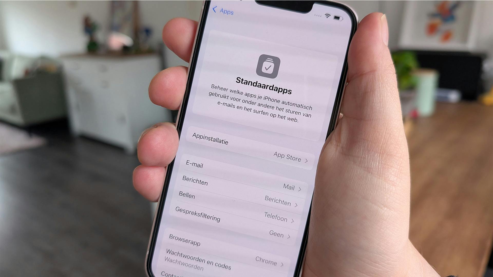 Zo verander je de standaardapps in iOS 18