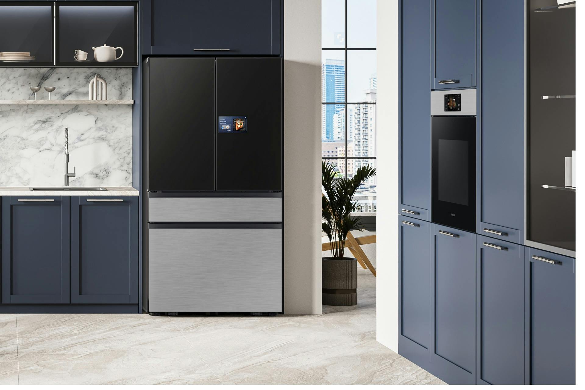 Samsung komt met nieuwe koelkastlijn voorzien van schermen en verbeterde AI-functies