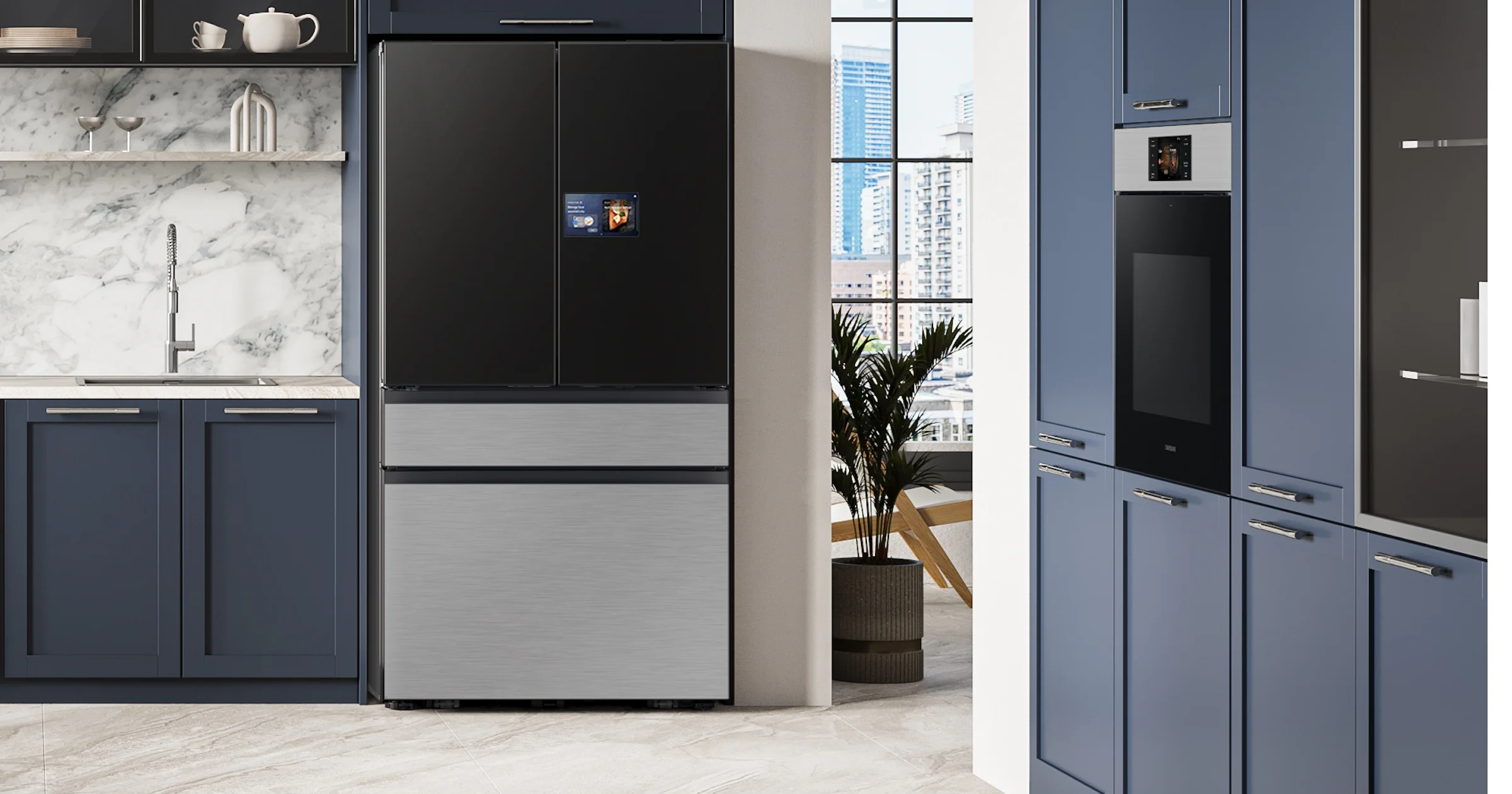 Samsung komt met nieuwe koelkastlijn voorzien van schermen en verbeterde AI-functies