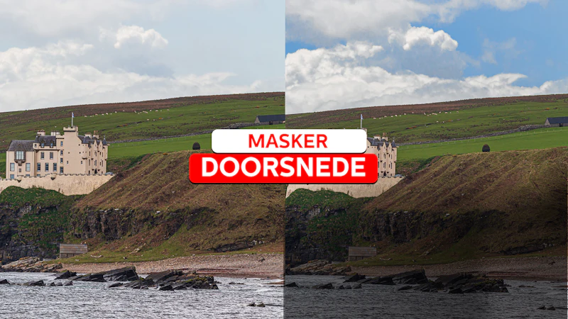Een maskerdoorsnede maken in Lightroom Classic