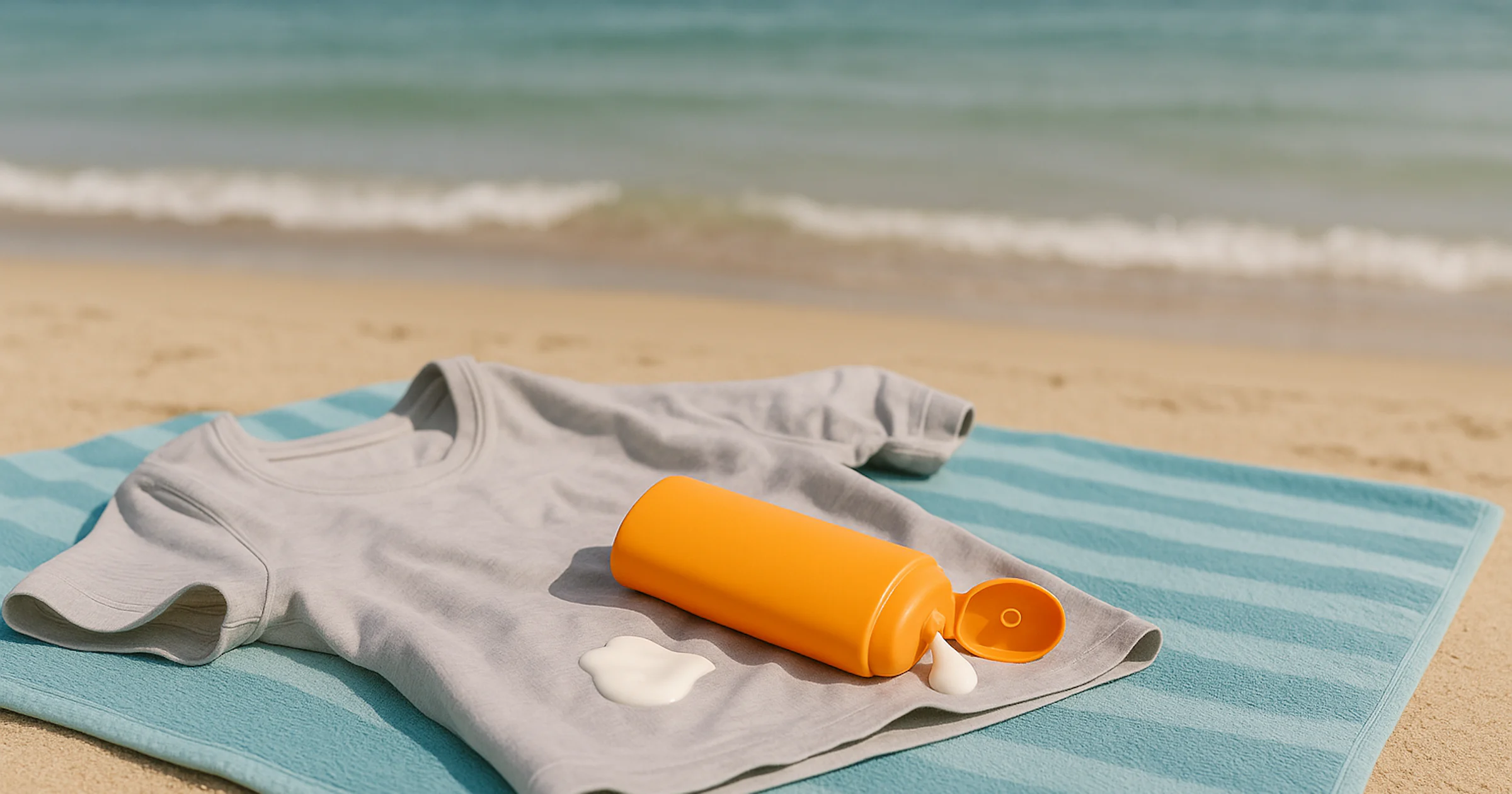 Zonnebrand uit kleding en tuinkussens krijgen