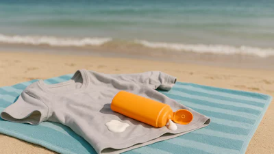 Zonnebrand uit kleding en tuinkussens krijgen