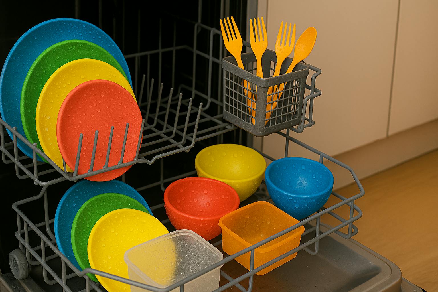 Plastic nat uit de vaatwasser? Dit kun je doen