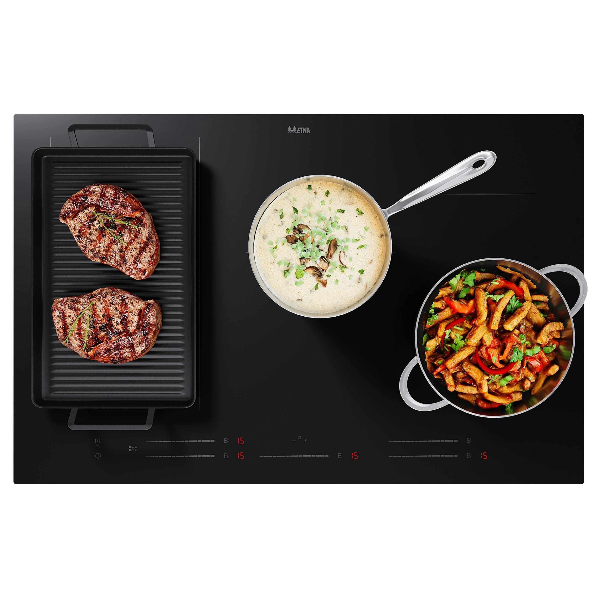 Nieuw van ETNA: inductiekookplaten met véél kookstanden en flexibele zones