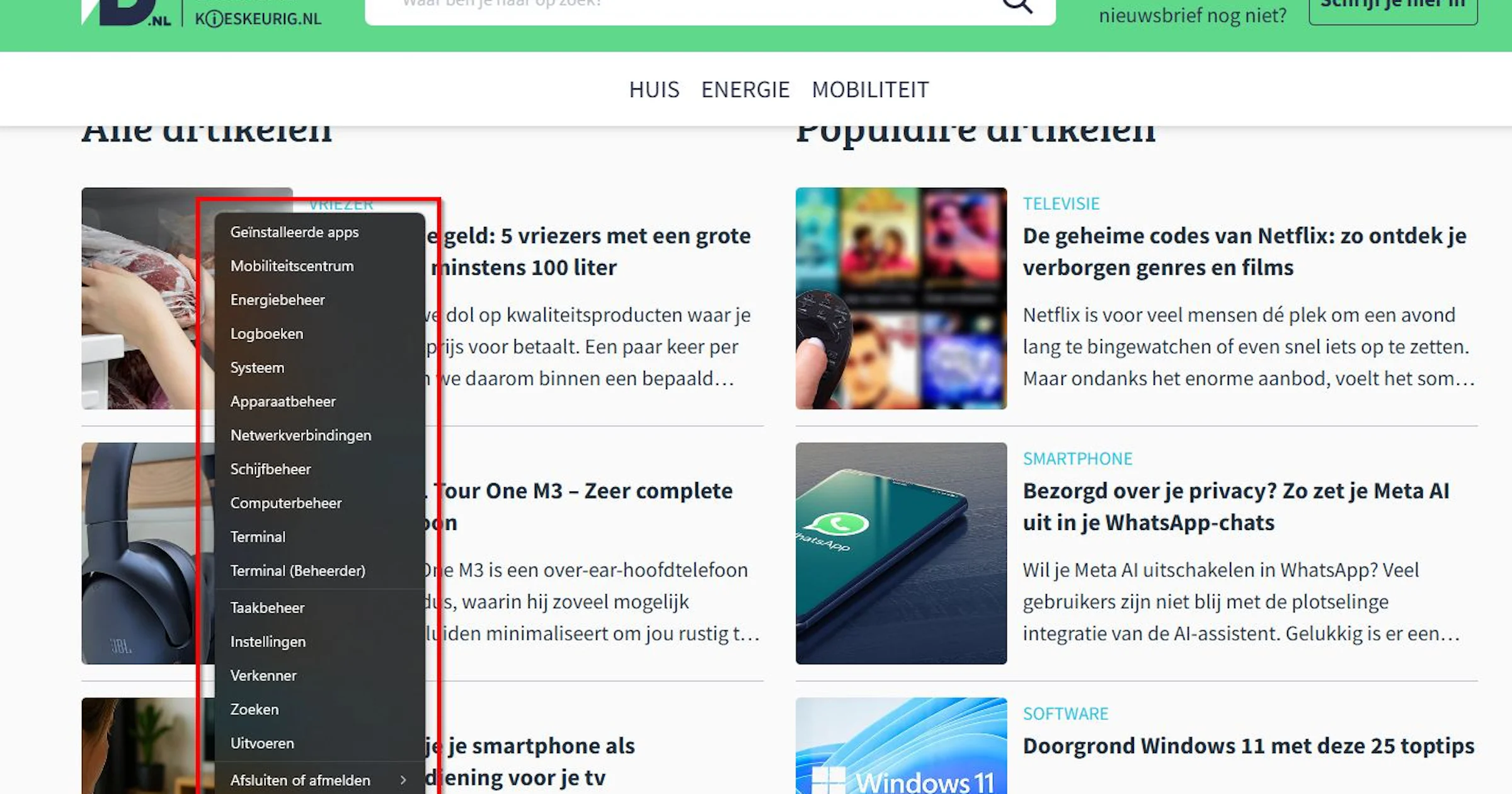 Zó handig is het (verborgen!) tweede Startmenu van Windows 11