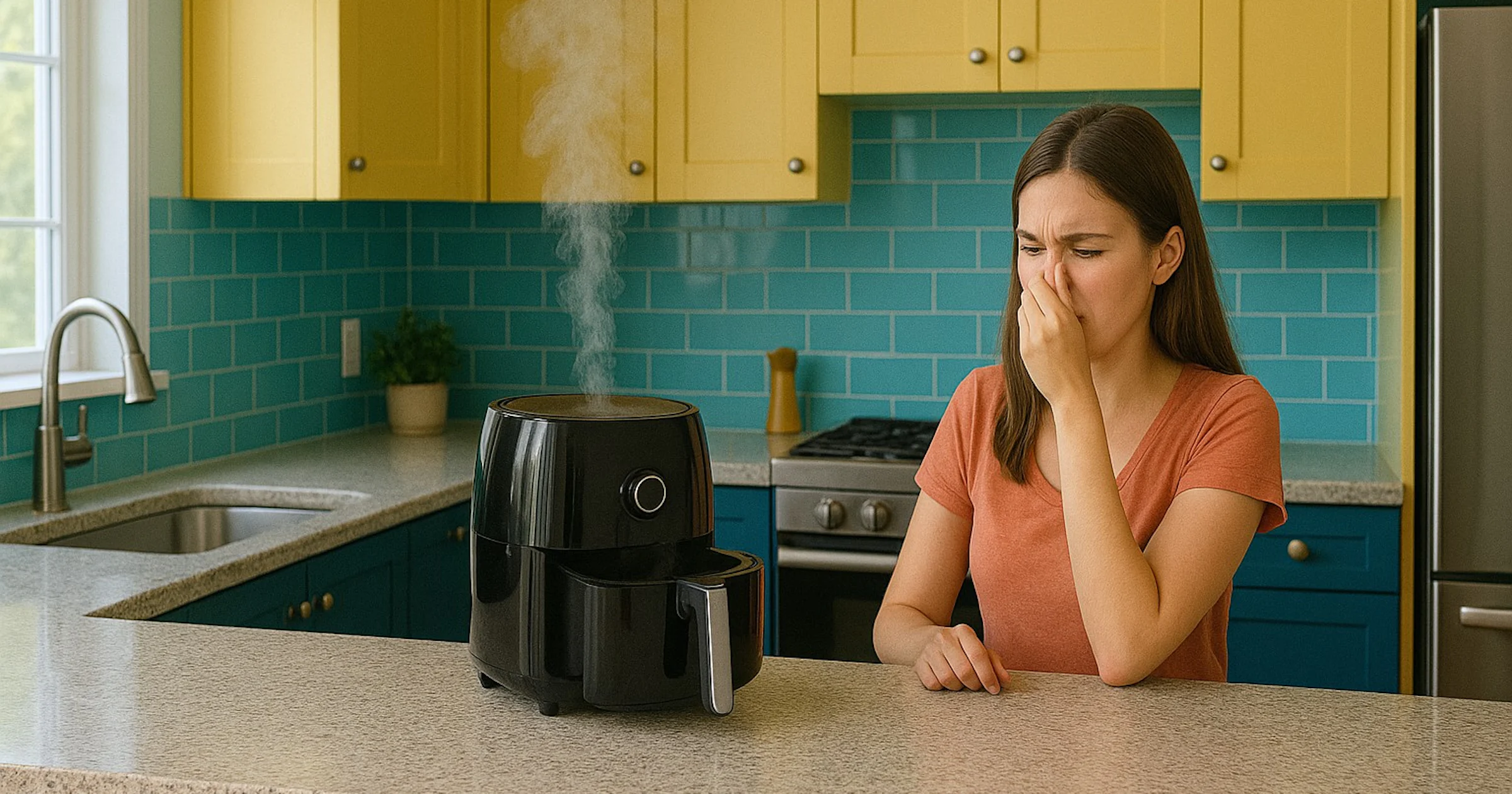 Help, mijn airfryer stinkt! Wat moet ik doen?