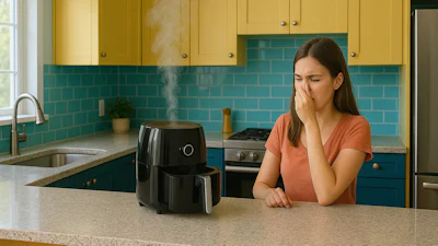 Help, mijn airfryer stinkt! Wat moet ik doen?