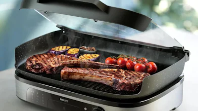 Nieuw van Philips: tafelgrill met infuser voor échte barbecuesmaak