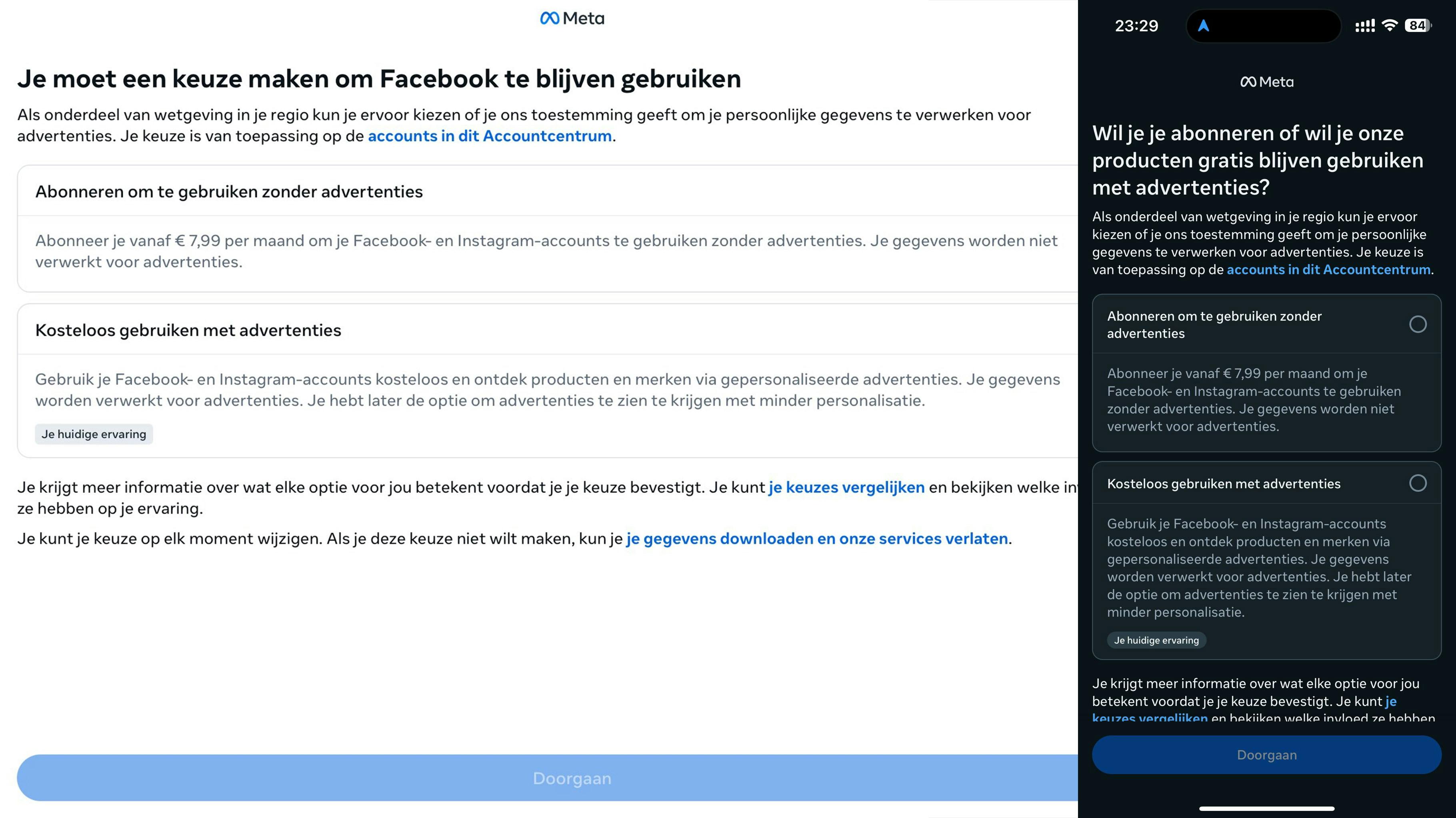 Facebook en Instagram gratis blijven gebruiken? Zo houd je grip op wat je ziet