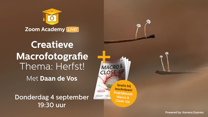 Uitnodiging Zoom Academy LIVE: Creatieve Macrofotografie