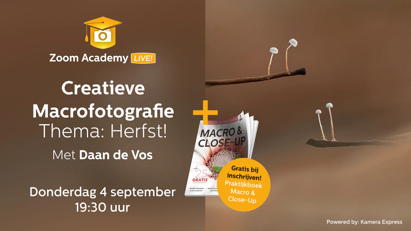 Uitnodiging Zoom Academy LIVE: Creatieve Macrofotografie