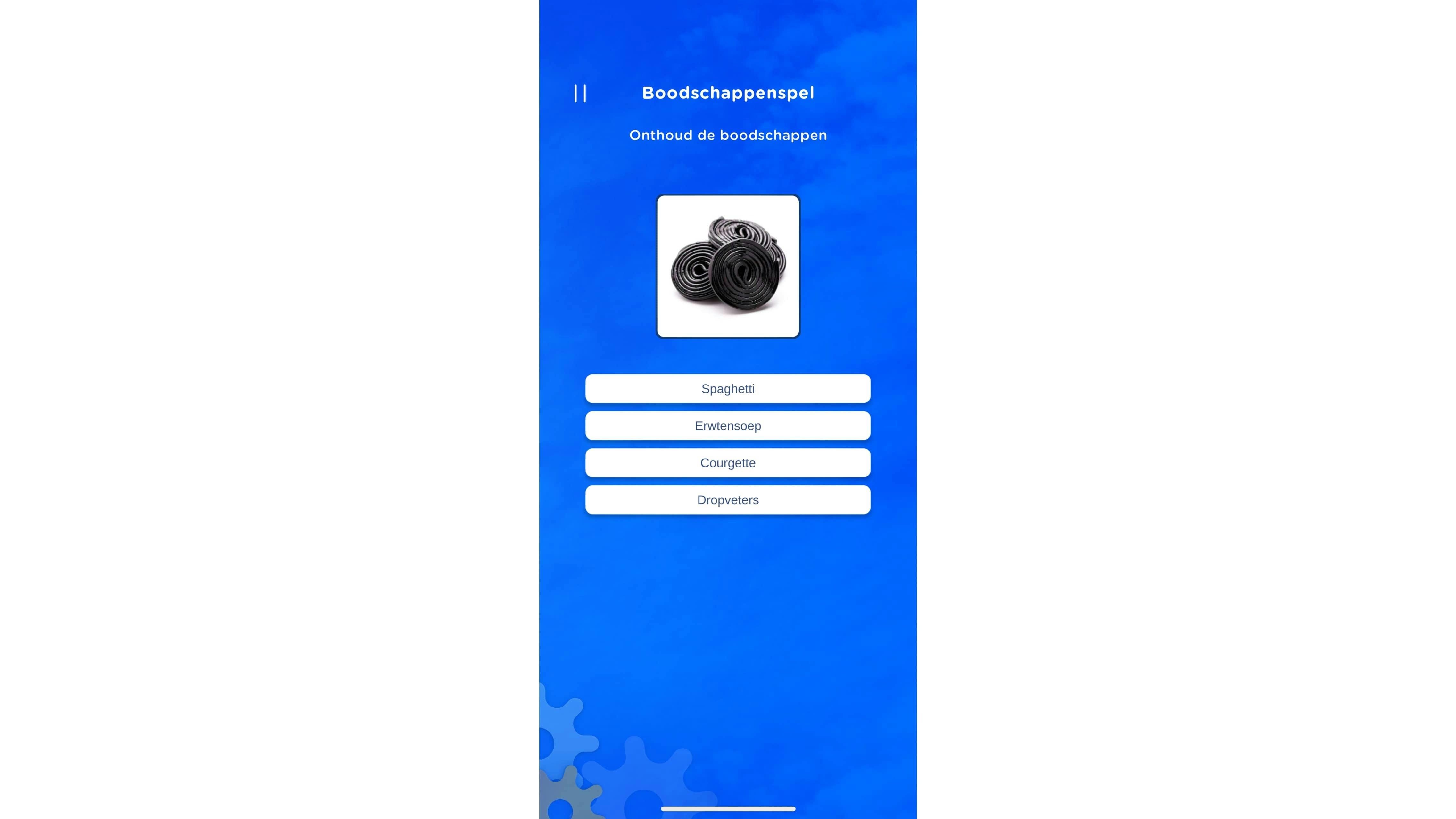 Probeer deze boodschappen een tijdje te onthouden.