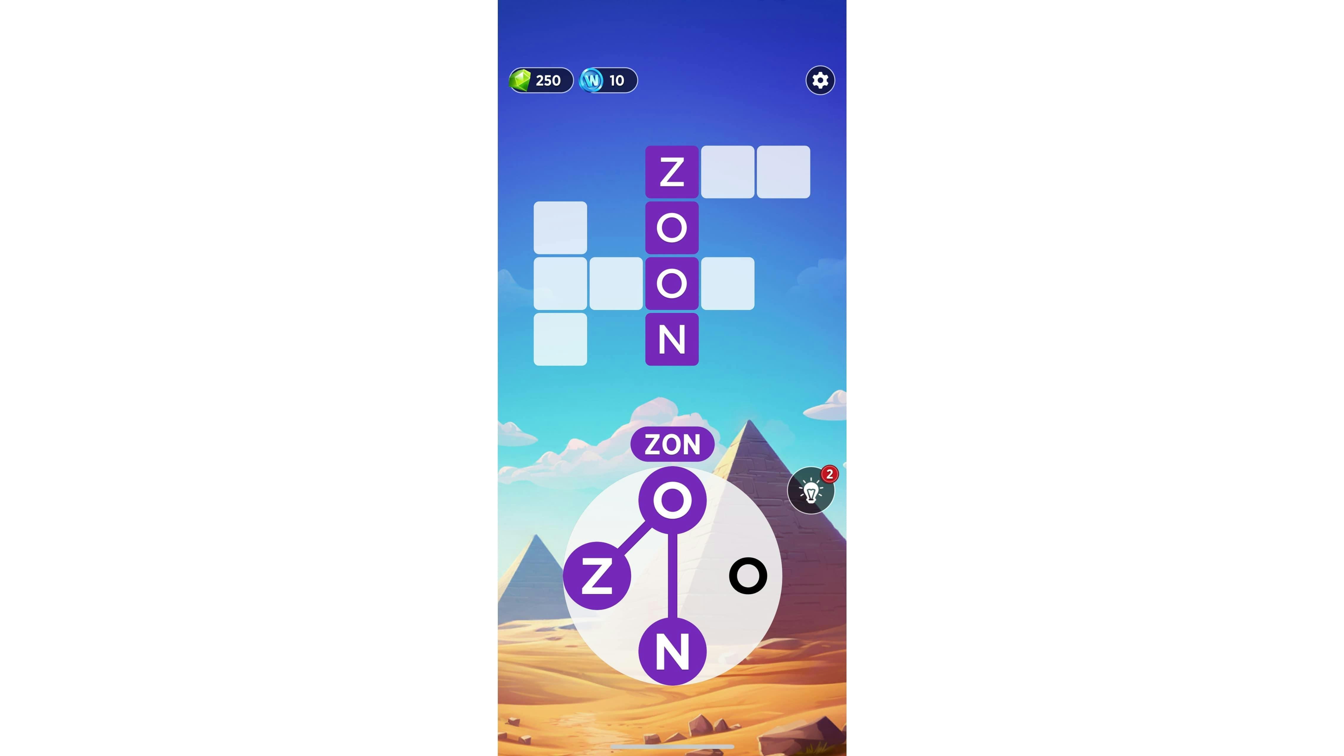 De eerste levels van dit verslavende woordspel zijn nog makkelijk.