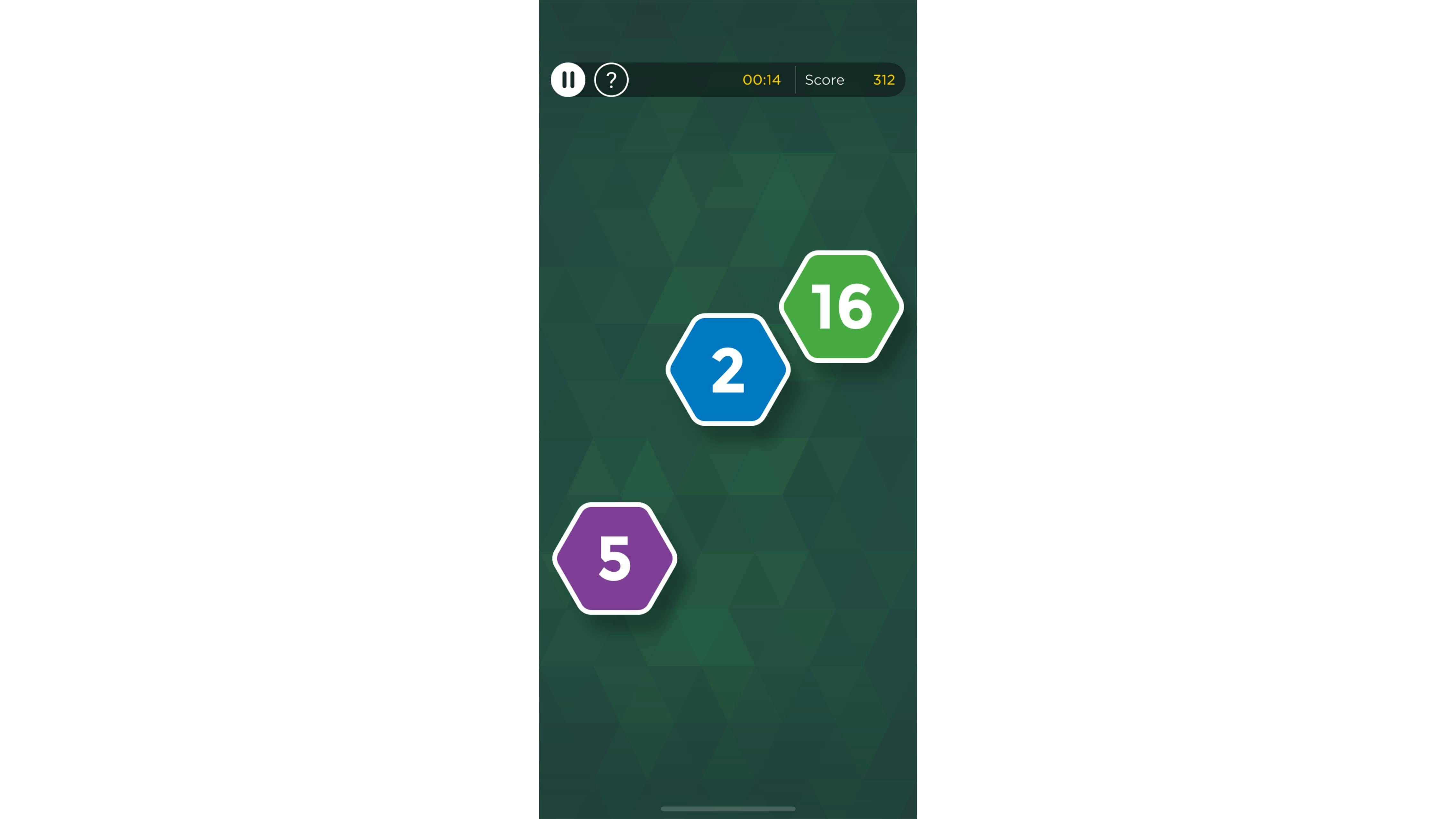 Tik zo snel mogelijk de getallen van klein naar groot aan.