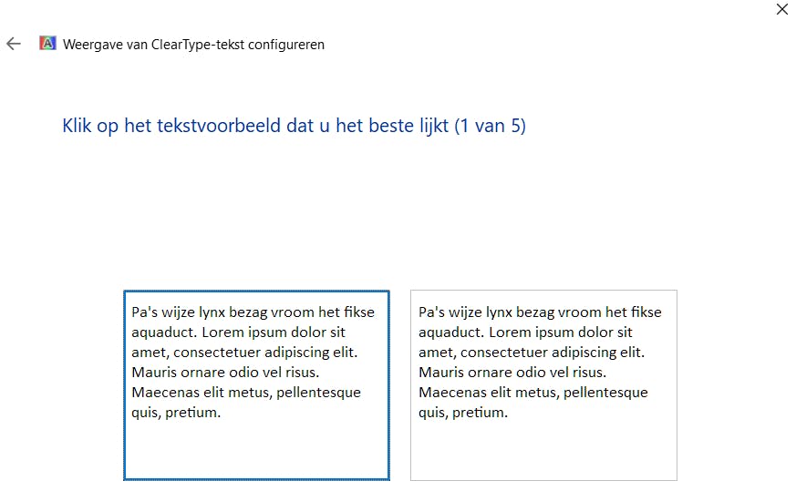 ClearType-lettertypes zijn speciaal gemaakt om zo duidelijk zichtbaar mogelijk te zijn.