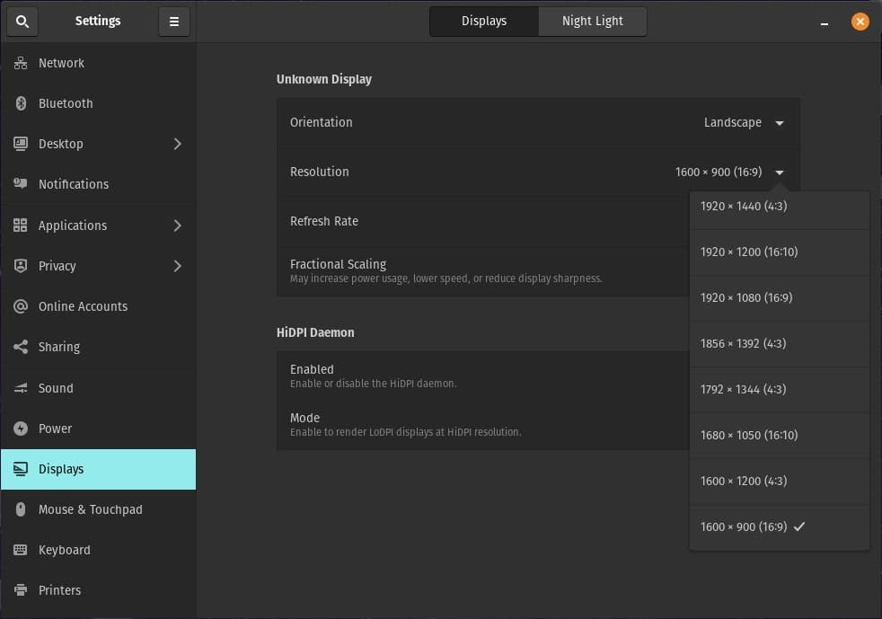 Kies in de instellingen een resolutie die jij prettig vindt.