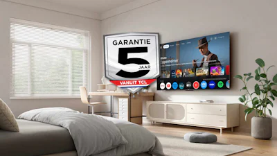 TCL komt met vijf jaar fabrieksgarantie op geselecteerde televisies in Nederland