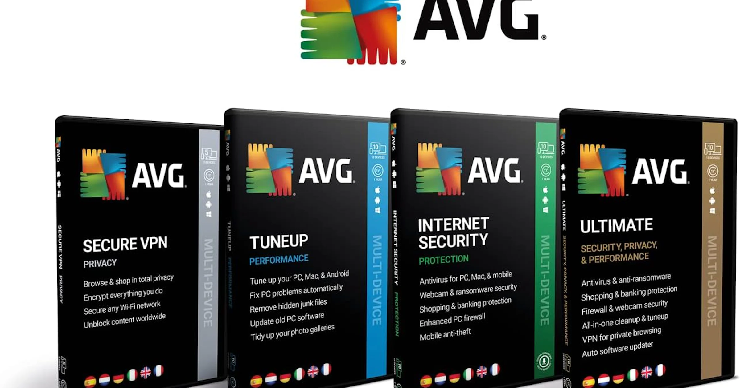 Voordelig veilig: 30% cashback op producten van AVG