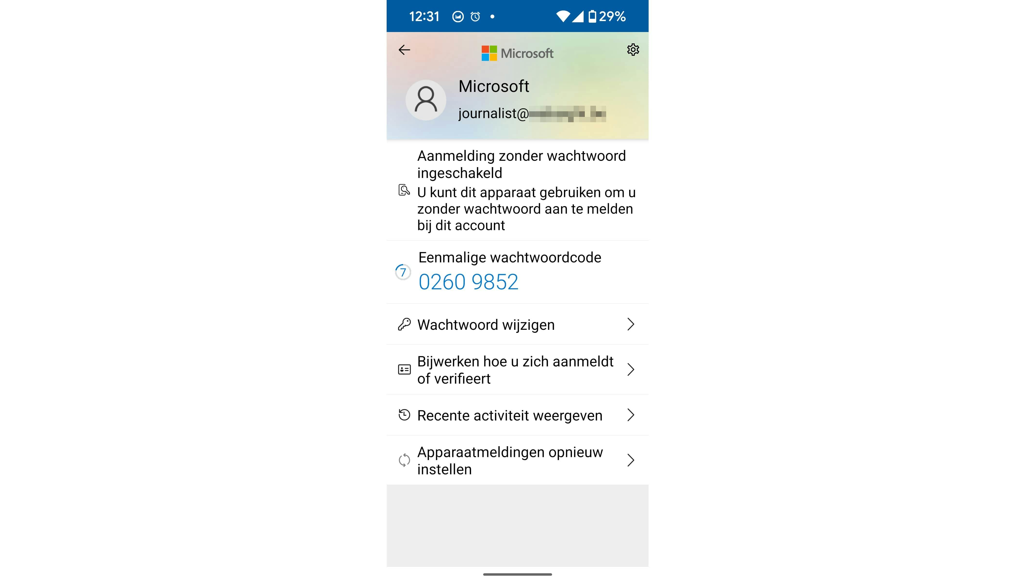 Microsoft Authenticator: TOTP-verificatie voor 2FA.