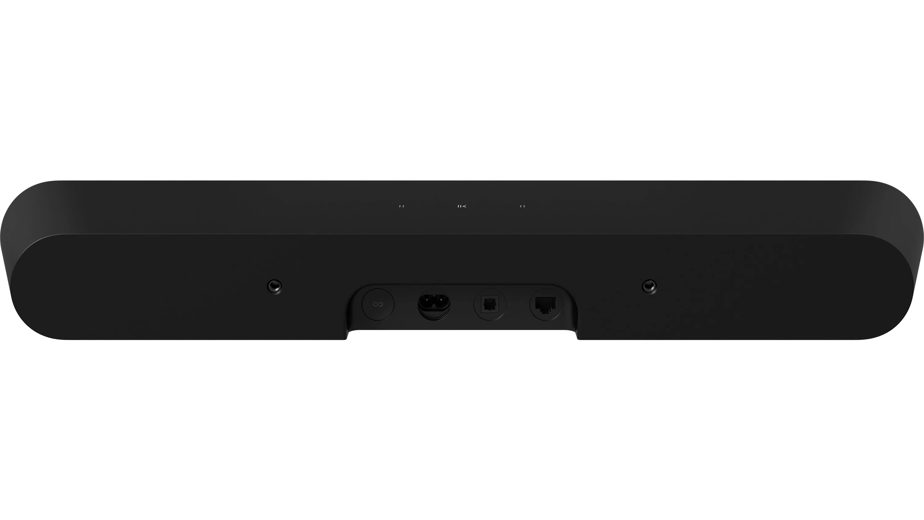 Veel audiosystemen kun je zowel bekabeld als draadloos met het thuisnetwerk verbinden, zoals de Sonos Ray-soundbar.