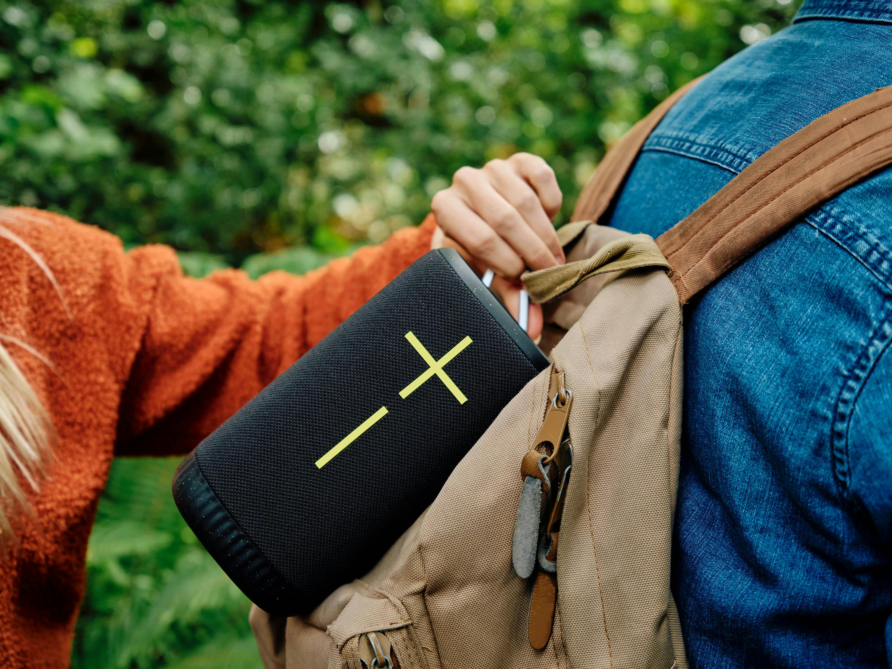 De weerbestendige Ultimate Ears Everboom voldoet aan de strenge eisen van de IP67-norm.