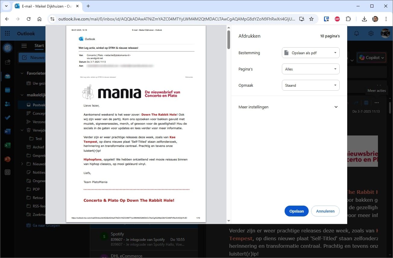 Sla een Outlook.com-bericht als eml-, msg- óf pdf-bestand op.