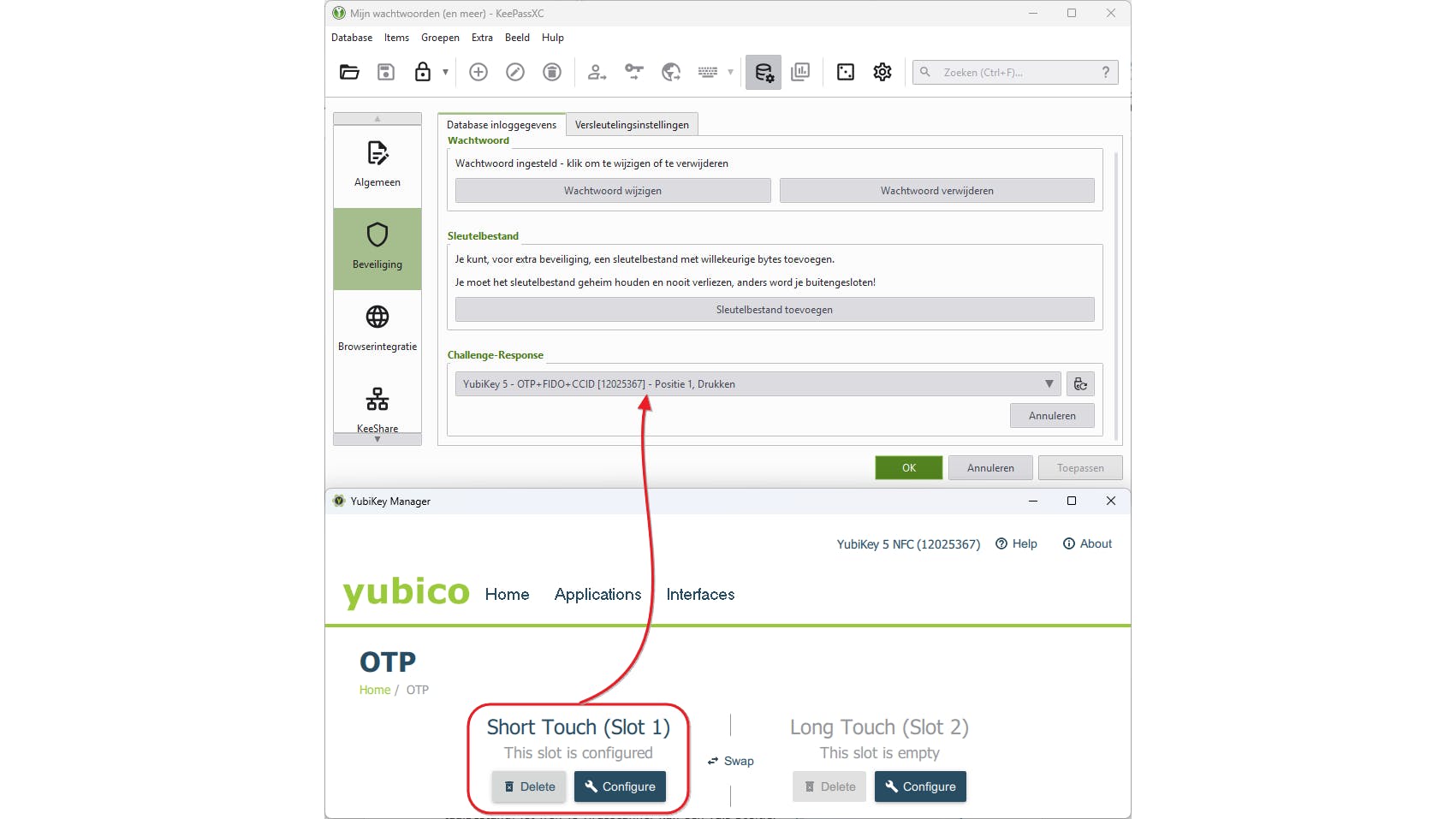 Voortaan is deze wachtwoordkluis alleen toegankelijk met wachtwoord en token.